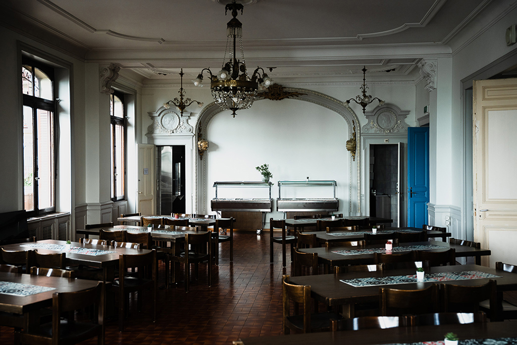 The dining hall
