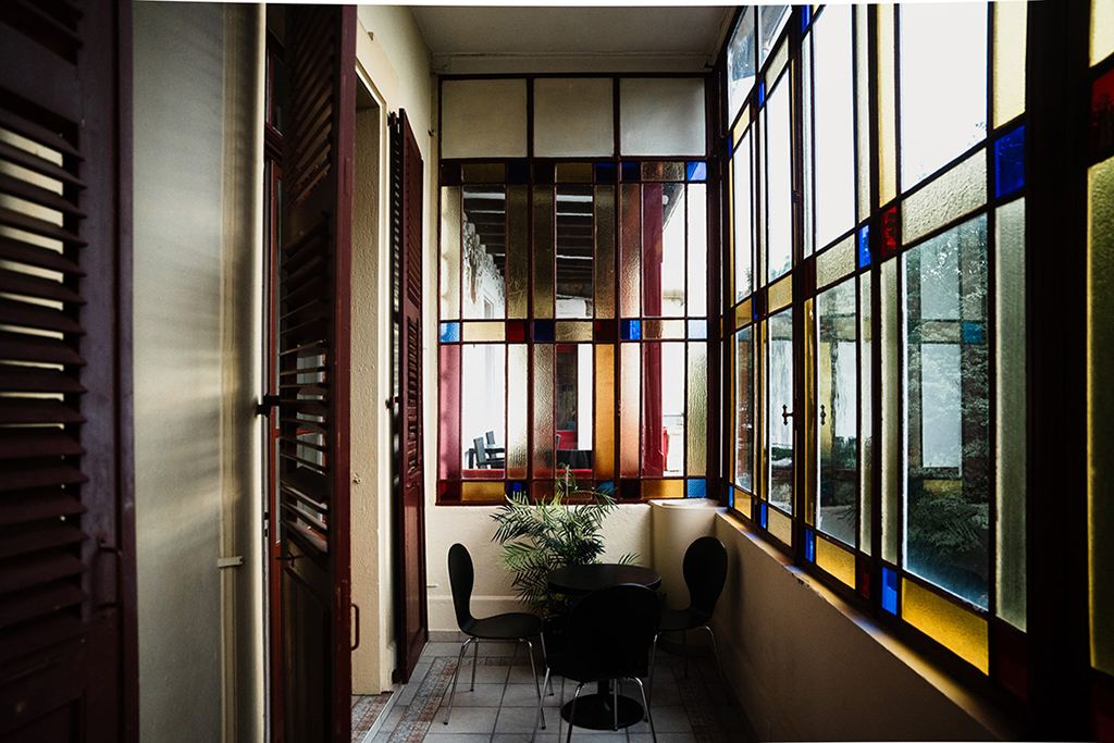 The stained-glass gallery