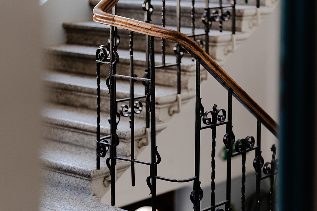 The main staircase